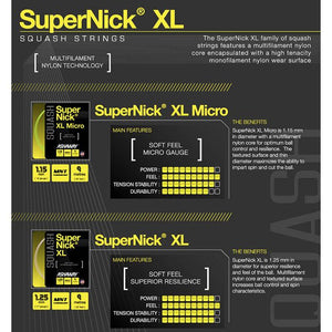 Ashaway SuperNick XL 9 mtr. - Squashwebwinkel