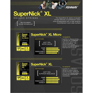 Ashaway Supernick XL Micro 9 mtr. - Squashwebwinkel