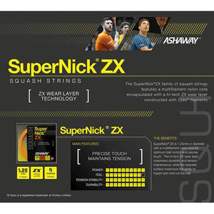 Ashaway SuperNick ZX Micro 110 mtr. - Squashwebwinkel