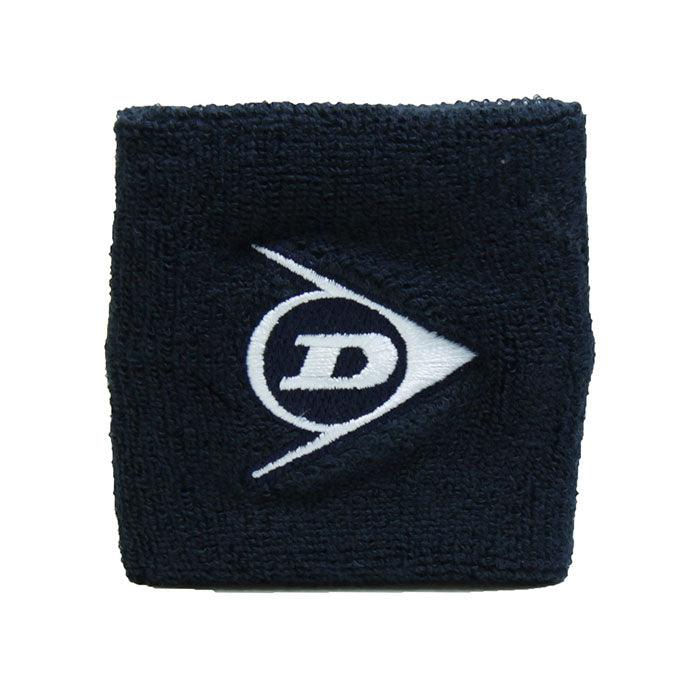 Dunlop polsbandje 8 cm 2x donkerblauw - Squashwebwinkel