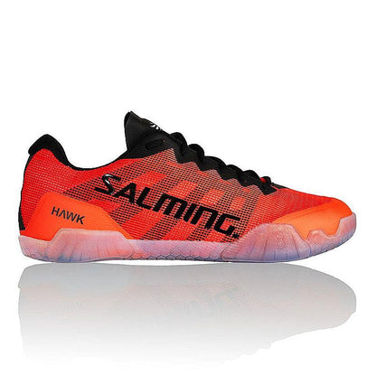 Salming Hawk Black to Lava Red maat 45 ⅓ - Squashwebwinkel