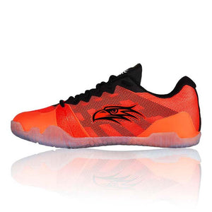 Salming Hawk Black to Lava Red maat 45 ⅓ - Squashwebwinkel