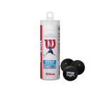 Wilson squashbal blauwe stip (3x tube) - Squashwebwinkel